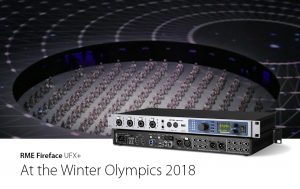 RME Fireface UFX+ - Winter Olympics 2018 - Synthax Audio UK