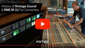 Dennis Rux - RME M-32 Pro Converters - Synthax Audio UK