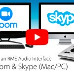 RME Audio Interface - Skype & Zoom Video Image - Synthax Audio UK