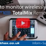 Wireless Monitoring with an RME Babyface Pro and iPad - TotalMix Remote - Synthax Audio UK