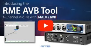 RME AVB Tool - Overview Video - Synthax Audio UK
