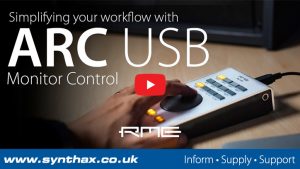 RME ARC USB Tutorial - Pt 1 - Monitor Controller - Synthax Audio UK